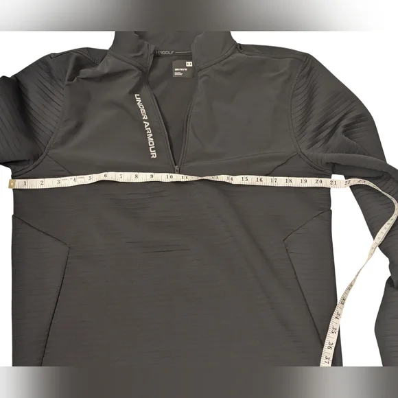 Under Armour Men’s Storm Golf Quarter Zip Pullover Black M - Picture 9 of 12
